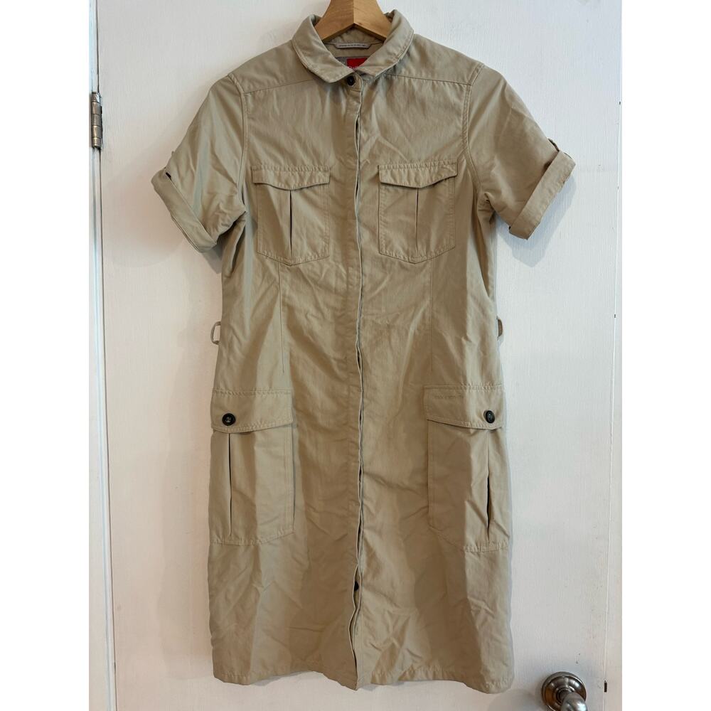 Craghoppers Dress Utility camping cargo short sleeve shirt dress button pocket 8